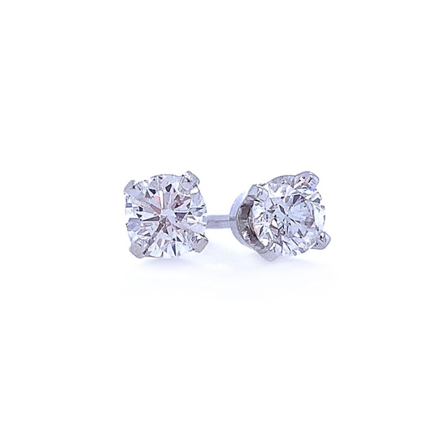 Jewelry NOT AVAILABLE | 14Kw Gold 0.48Ct Diamond Stud