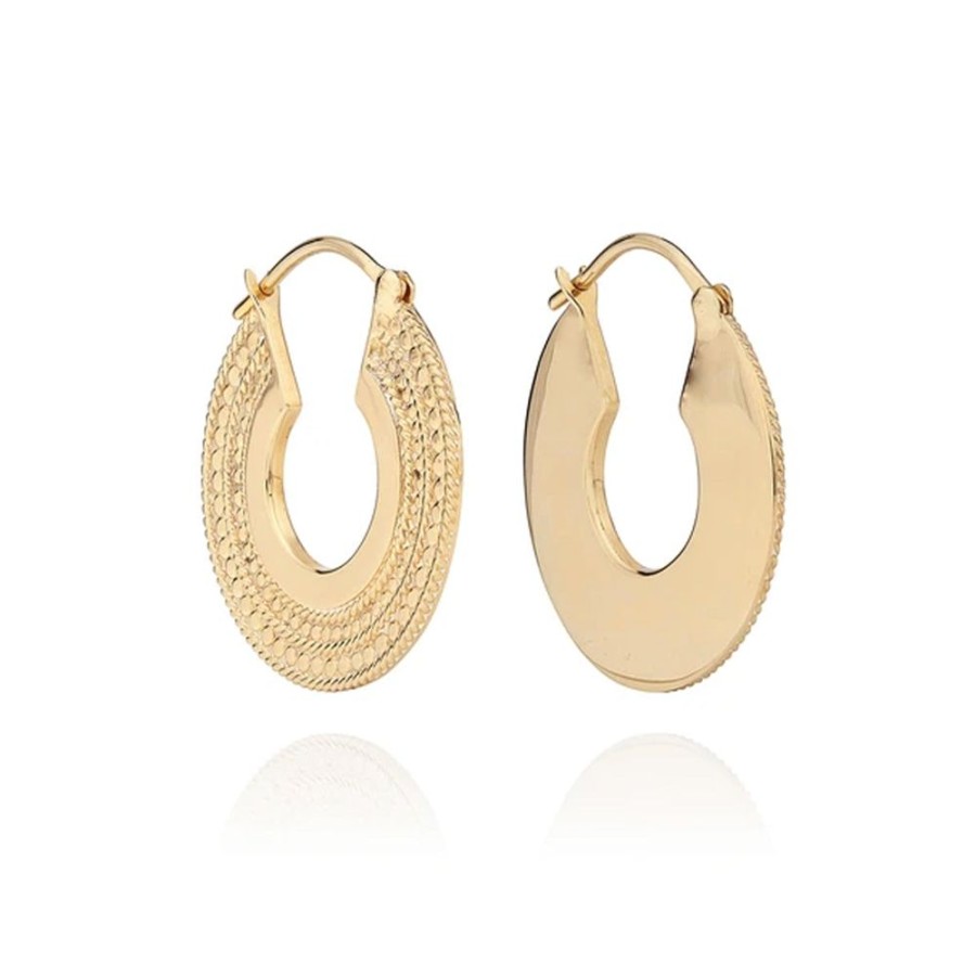 Jewelry ANNA BECK DIV. BOUCLE GROUP | Gold Plate/Ss Anna Beck Flat S