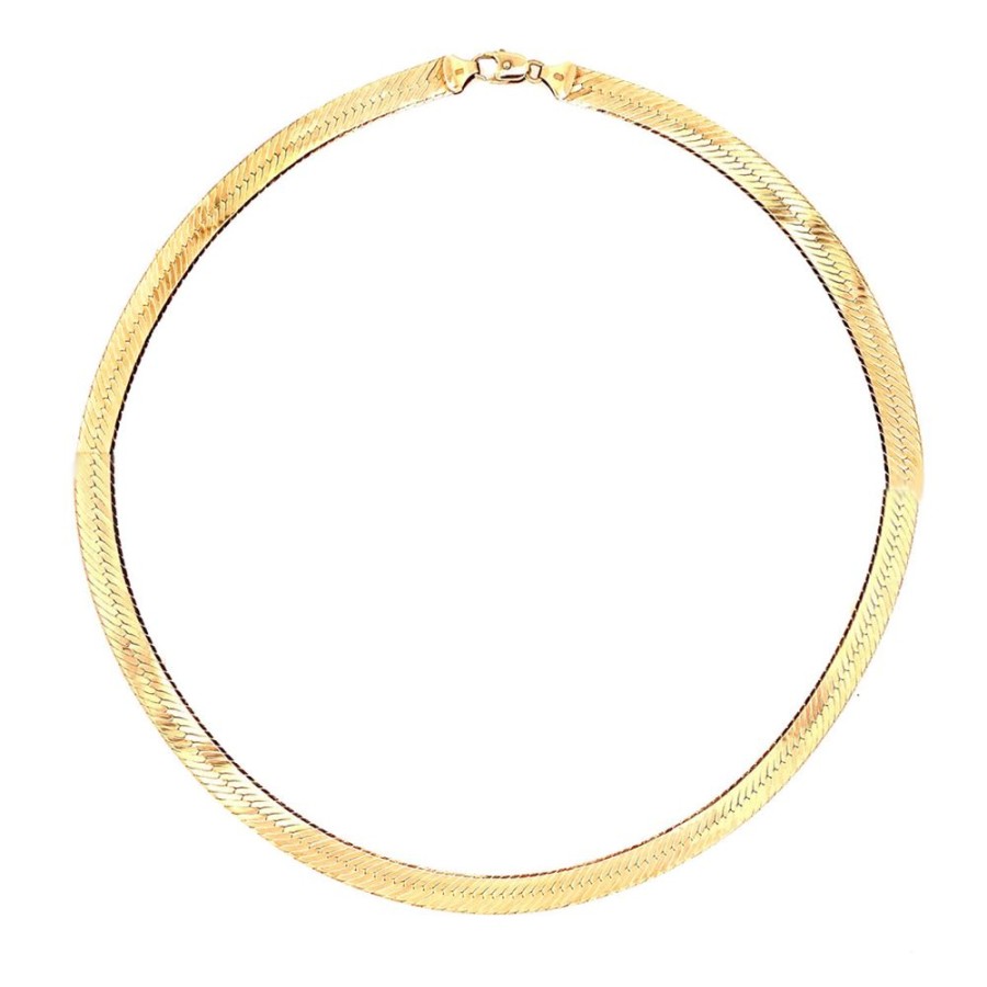 Jewelry ESTATE JEWELRY | 14Ky Gold 18" Heavy Vintage 7M