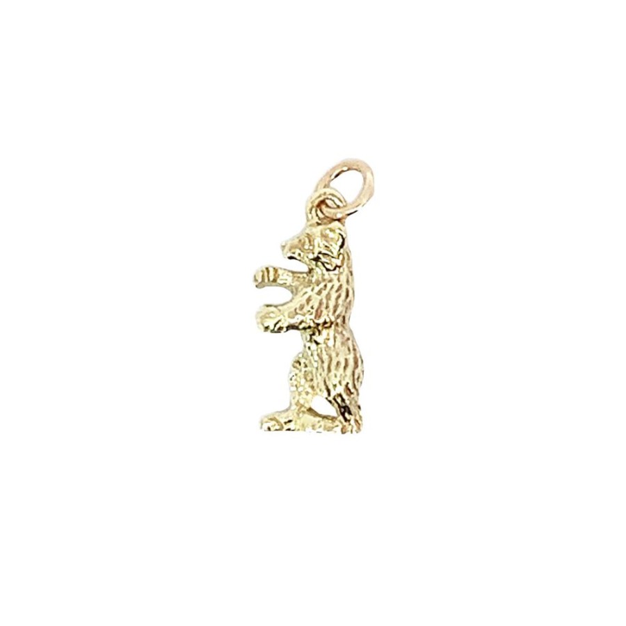 Jewelry ESTATE JEWELRY | Small Vintage Walking Bear Charm