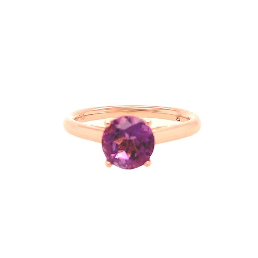 Jewelry NOT AVAILABLE | 14K Rose Gold Amethyst Ring