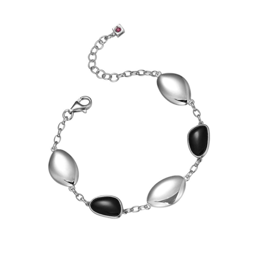 Jewelry PARIS 1901 / ELLE | Elle Onyx Pebble Bracelet