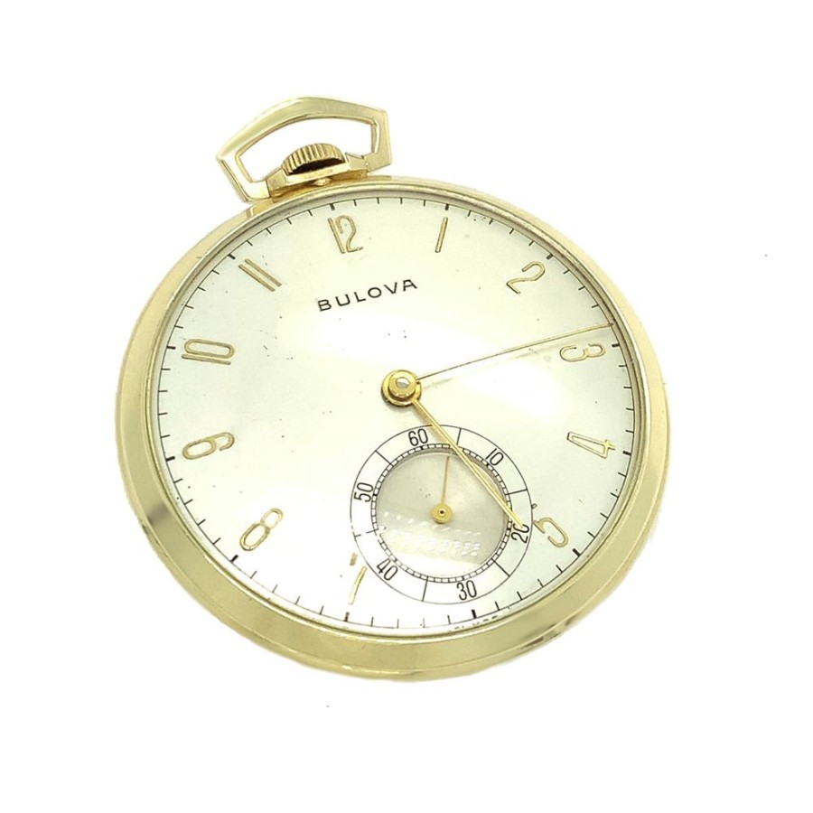 Jewelry ESTATE JEWELRY | Bulova Pocketwatch Circa 1945