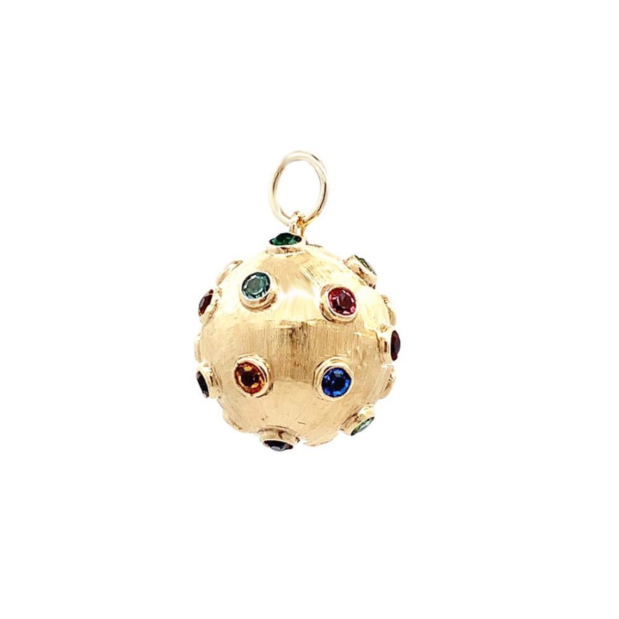 Jewelry ESTATE JEWELRY | 14Ky Gold Vintage Ball Charm S