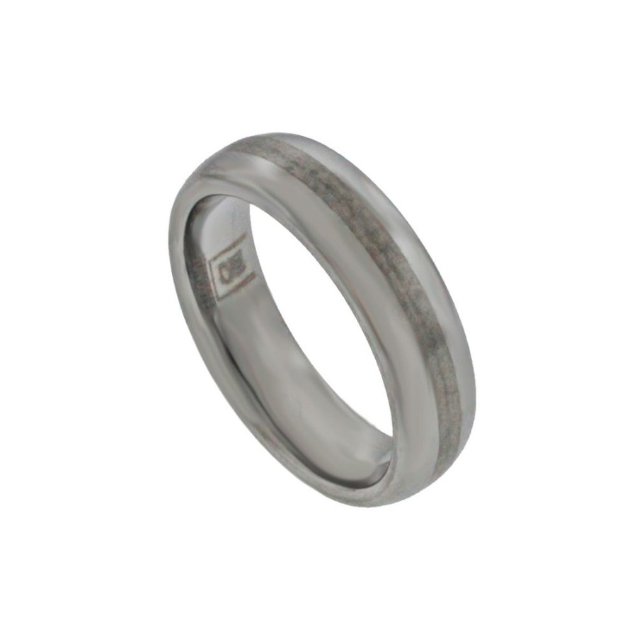 Jewelry HEAVY STONE RINGS | Tungsten Carbide 6Mm Domed Wed