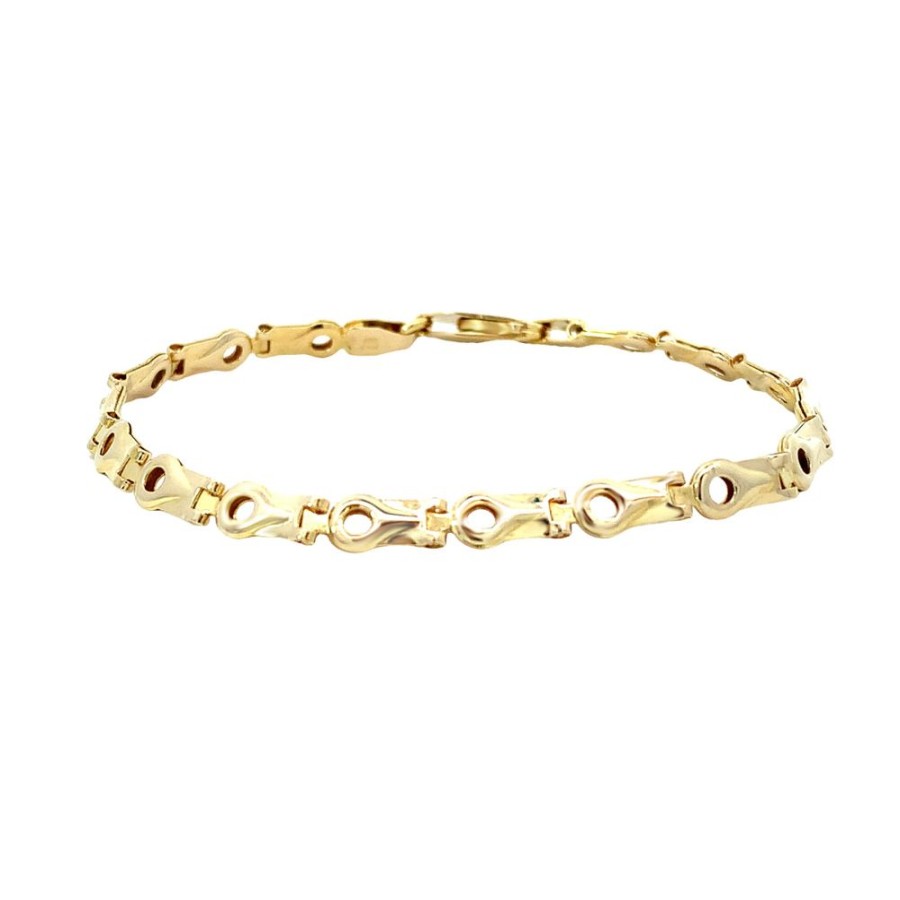 Jewelry ESTATE JEWELRY | Vintage Loop Link Bracelet