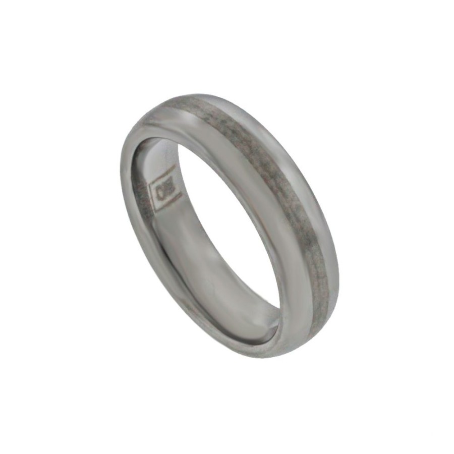 Jewelry HEAVY STONE RINGS | Tungsten Carbide 6Mm Domed Wed