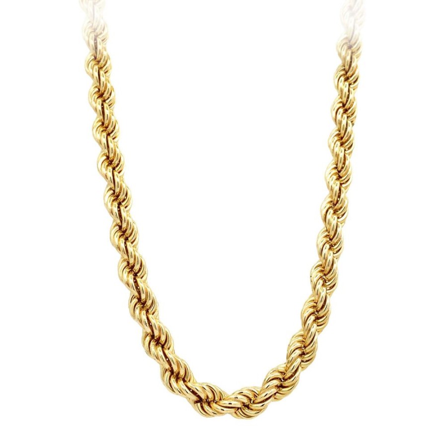 Jewelry ESTATE JEWELRY | 14Ky 30" Vintage Thick Rope