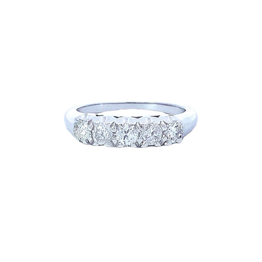 Jewelry ESTATE JEWELRY | 5-Stone Vintage Diamond Band