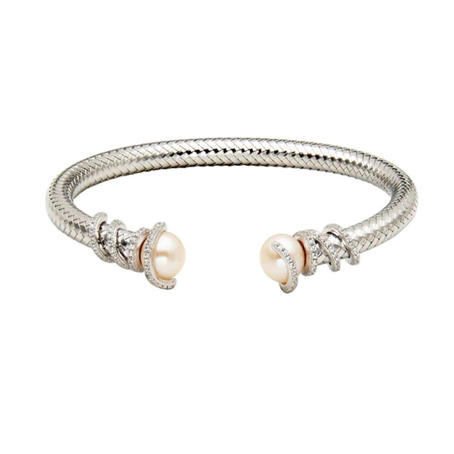 Jewelry PARIS 1901 / CHARLES GARNIER | Charles Garnier Pearl & Cz Cuff