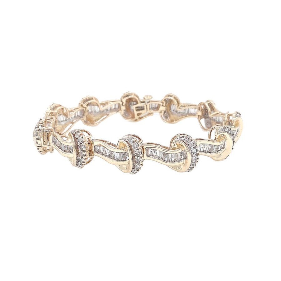 Jewelry ESTATE JEWELRY | Vintage 5Ct Diamond Bracelet