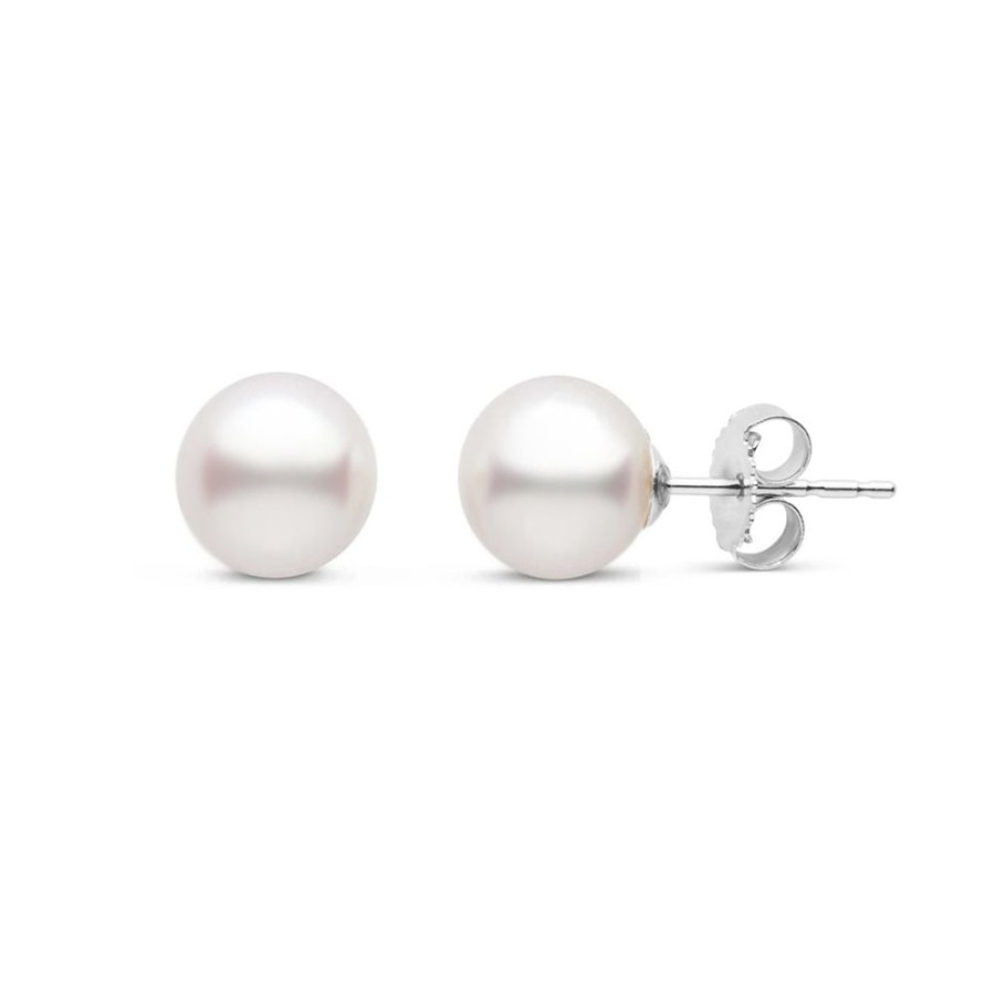 Jewelry SEABRITE IMPORTS INC | 14Kw 7Mm Pearl Studs