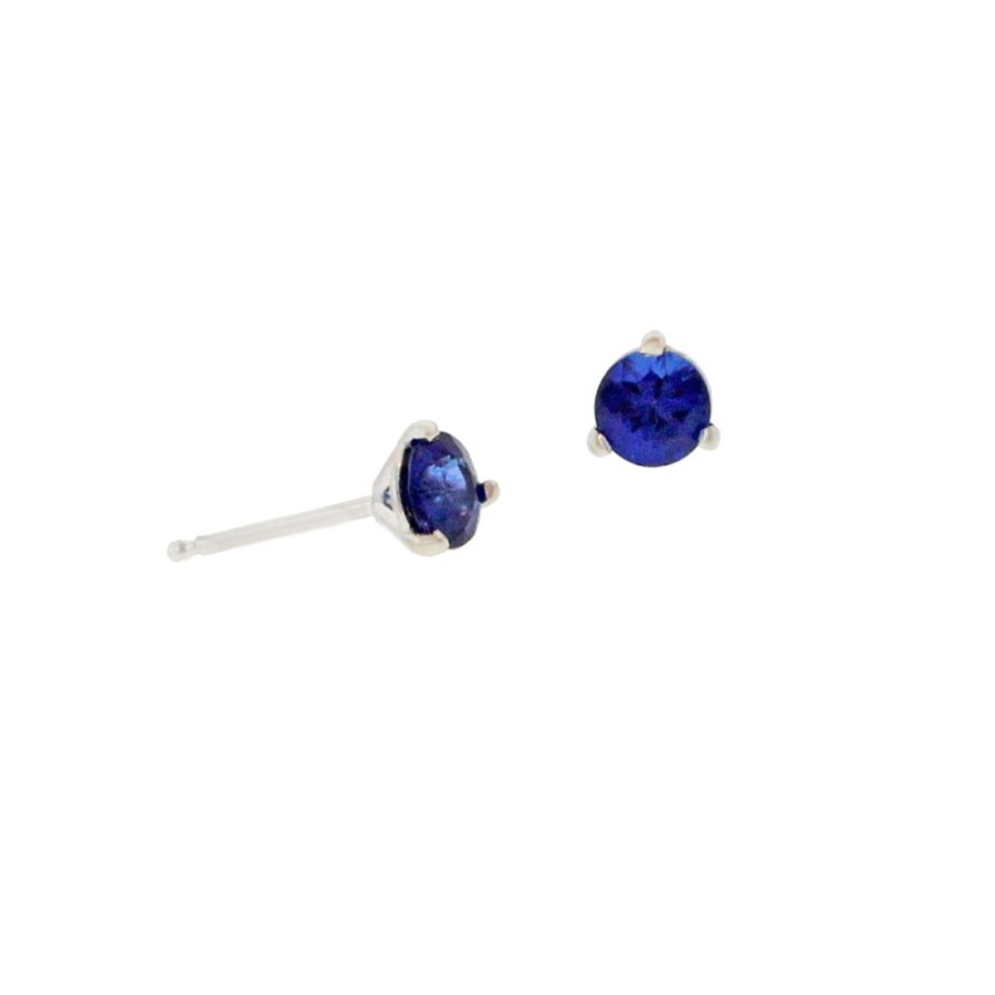 Jewelry STULLER SETTINGS | Fine 1/2Ct Sapphire Stud Earrings