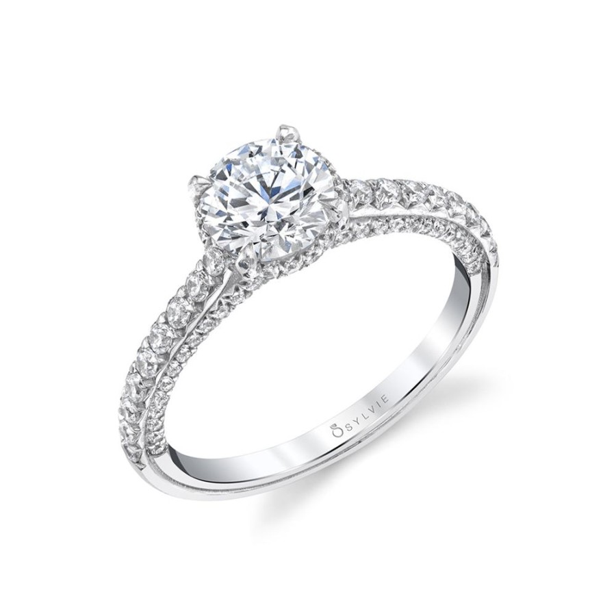 Jewelry SYLVIE-SPECTRUM CORP | Platinum & Diamond Ring Mounting