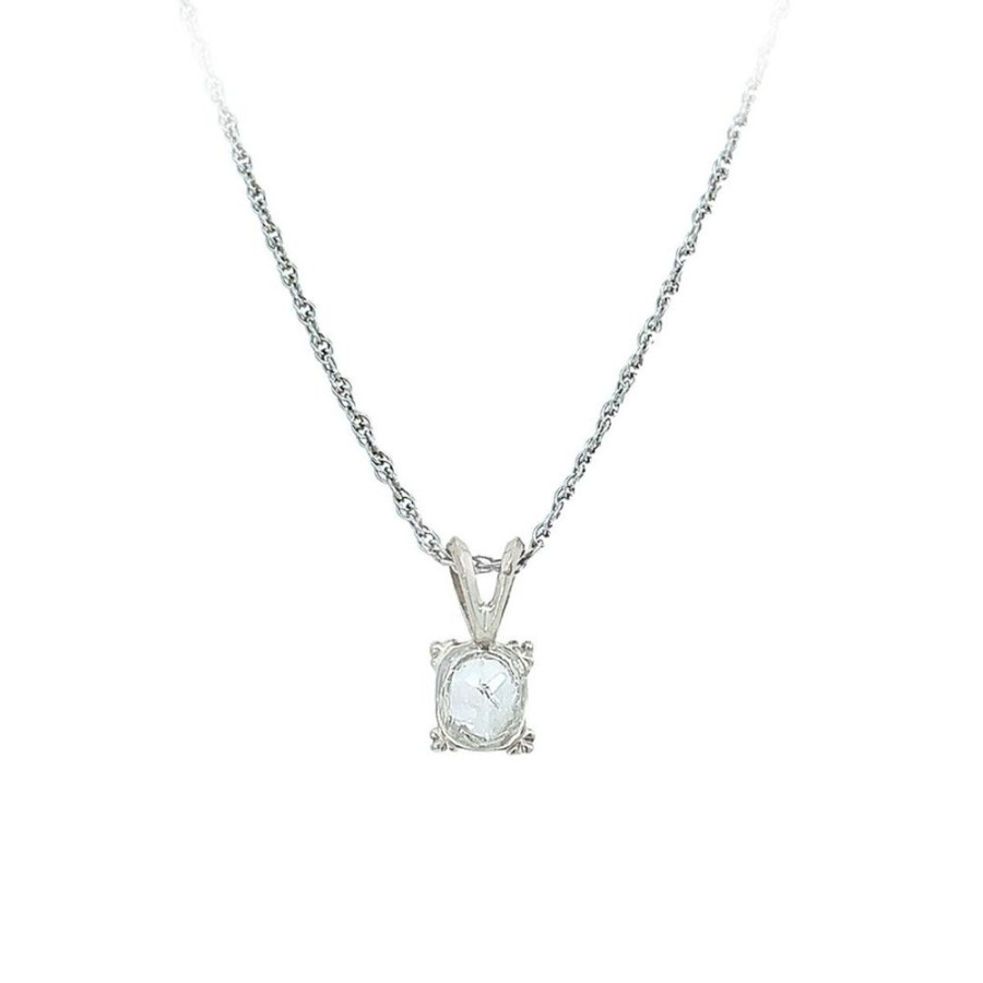 Jewelry ESTATE JEWELRY | Vintage Rose-Cut Diamond Pendant