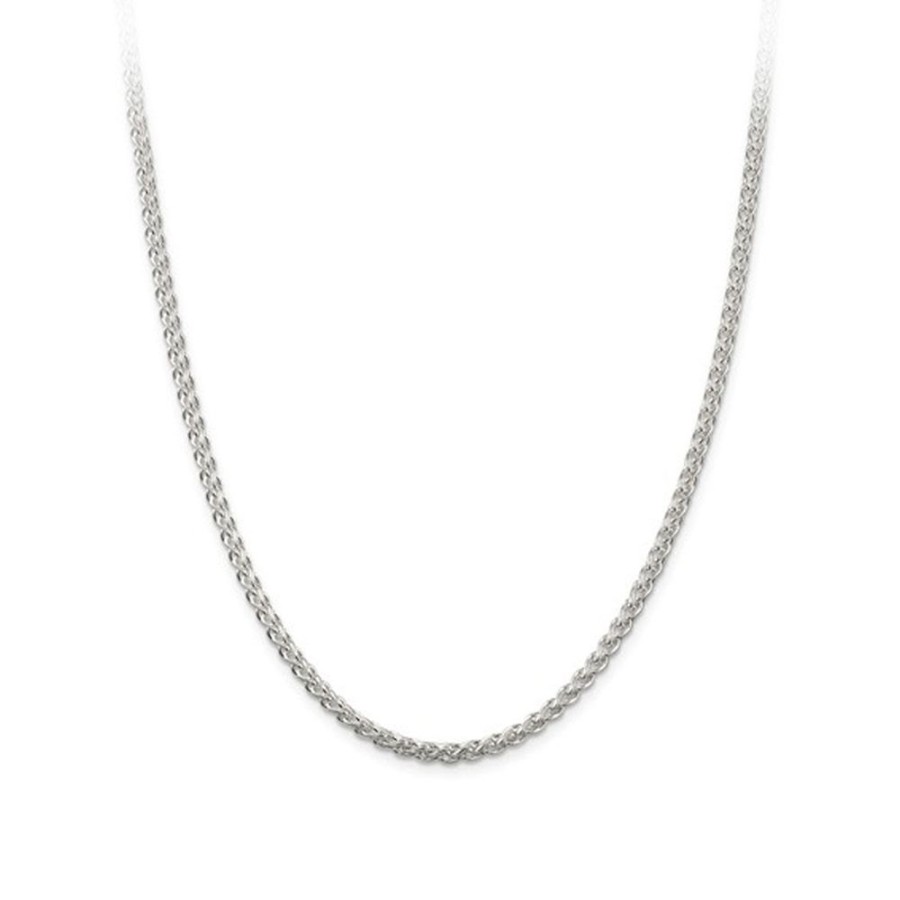 Jewelry NOT AVAILABLE | Silver 30" Round Spiga Chain