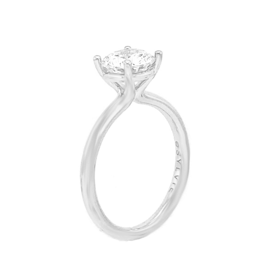 Jewelry SYLVIE-SPECTRUM CORP | 14Kw 1.5Ct Solitaire Ring Mounting