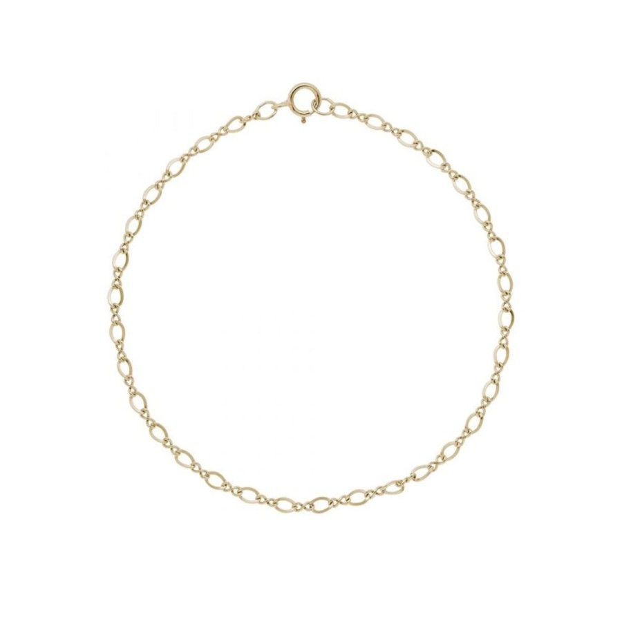 Jewelry REMBRANDT | Gold Figure-8 Link Bracelet