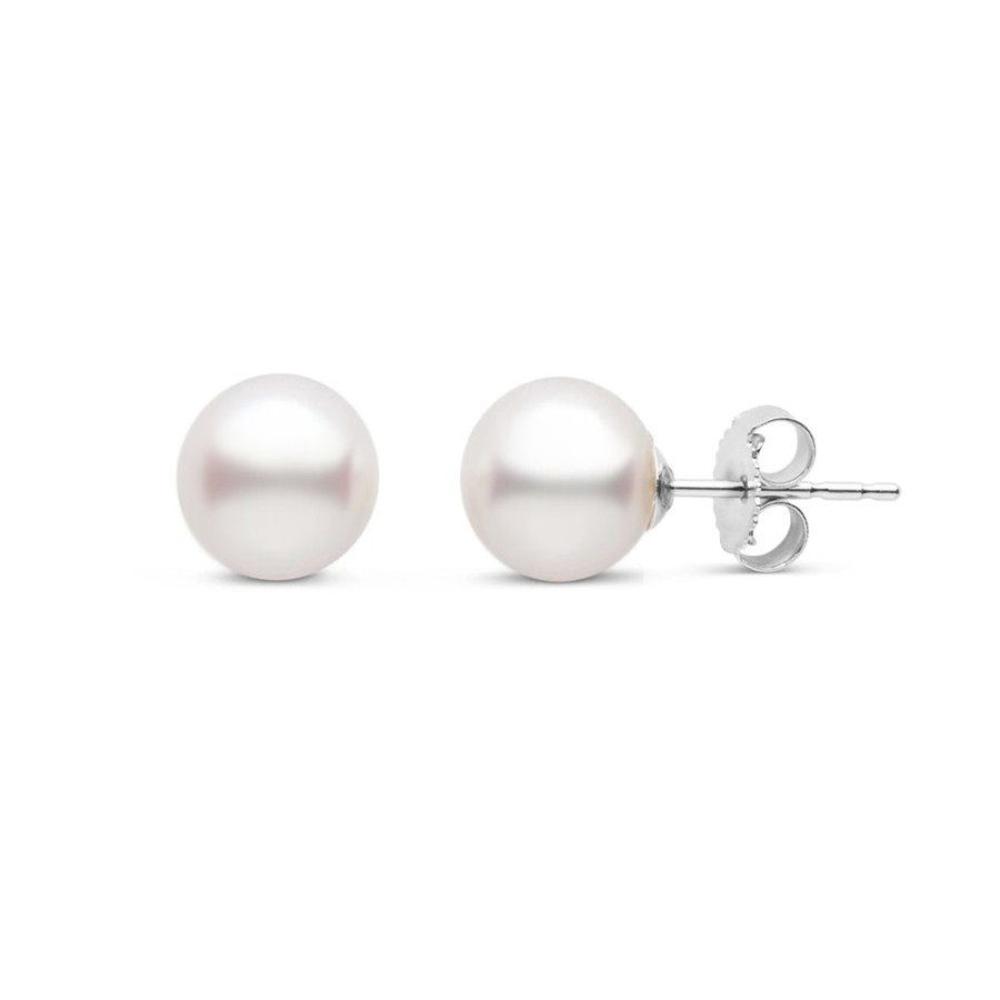 Jewelry SEABRITE IMPORTS INC | 14Kw 7Mm Pearl Studs