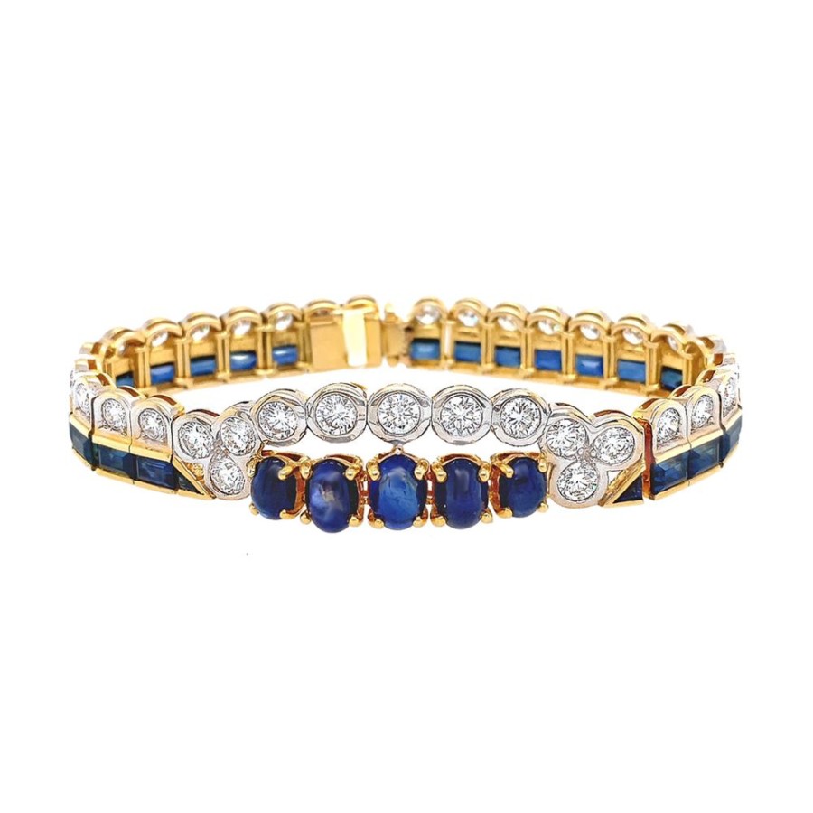 Jewelry AHDOOT u0026 CO. | 18Ky Gold Vintage Sapphire & 5