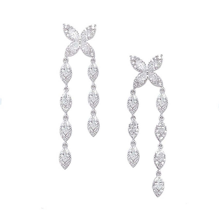 Jewelry IDD USA LLC | Double Drop Diamond Earrings