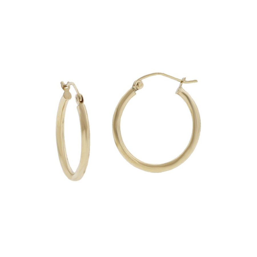 Jewelry QUALITY GOLD OF CINCINNATI | 14Ky 3/4" Thin Tube Hoops