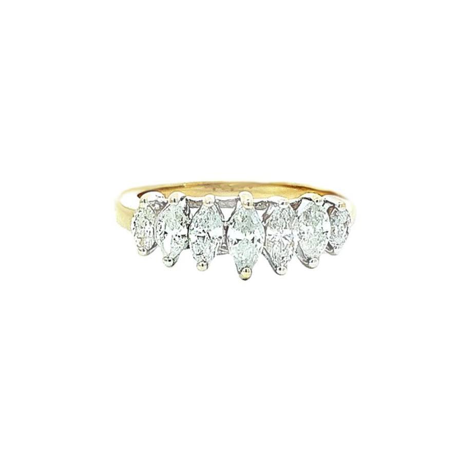 Jewelry ESTATE JEWELRY | Vintage 7-Stone Marquise Band