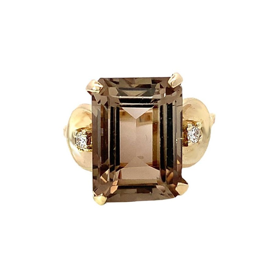 Jewelry ESTATE JEWELRY | Vintage Smokey Quartz Ring