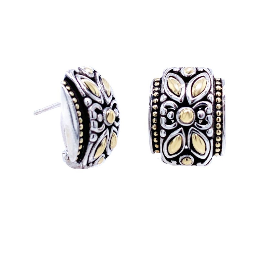 Jewelry ESTATE JEWELRY | Vintage John Hardy Rectangular Earrings