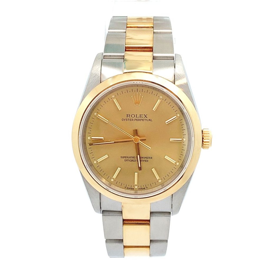 Jewelry ESTATE JEWELRY | 2-Tone Gts Vintage Rolex Oyster