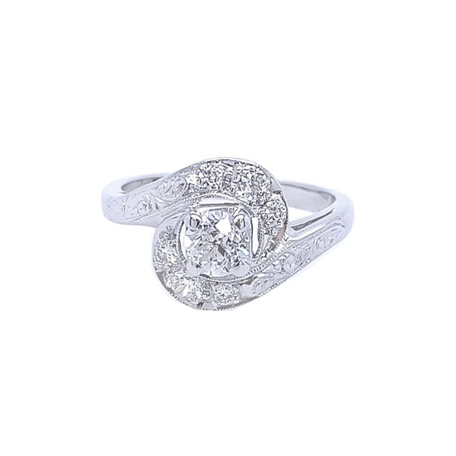 Jewelry ESTATE JEWELRY | Vintage Diamond Swirl Ring