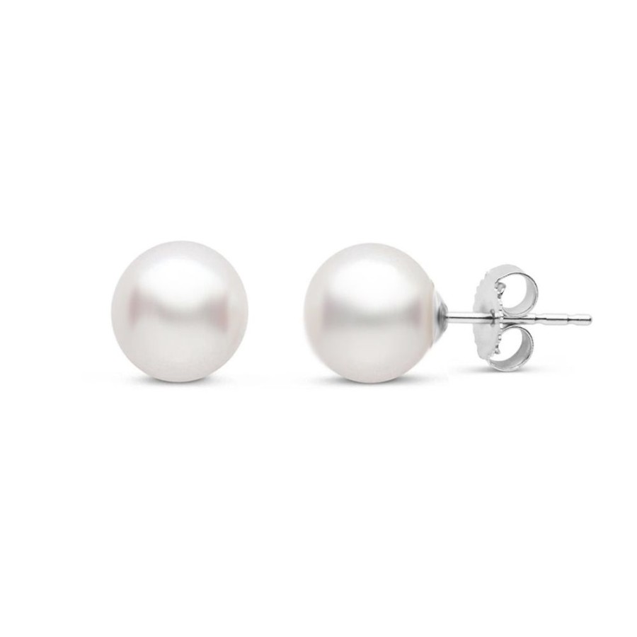 Jewelry SEABRITE IMPORTS INC | 14Kw 8Mm Pearl Studs