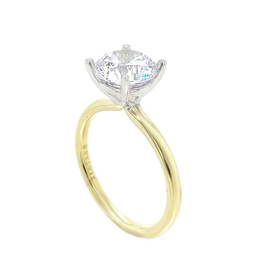 Jewelry SYLVIE-SPECTRUM CORP | 14Ky 2Ct Solitaire Ring Mounting