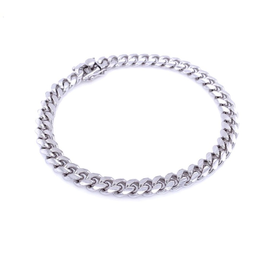 Jewelry ROYAL CHAIN | Silver Mens Cuban Link Bracelet