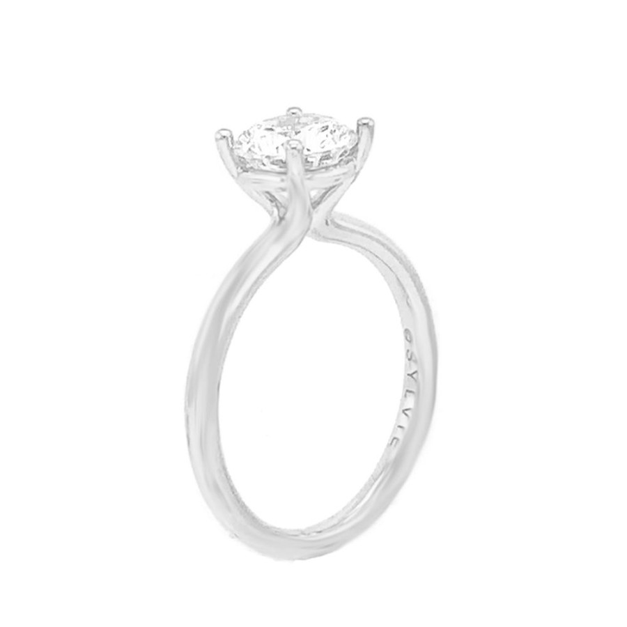 Jewelry SYLVIE-SPECTRUM CORP | 14Kw 4-Prong 1Ct Solitaire Mounting