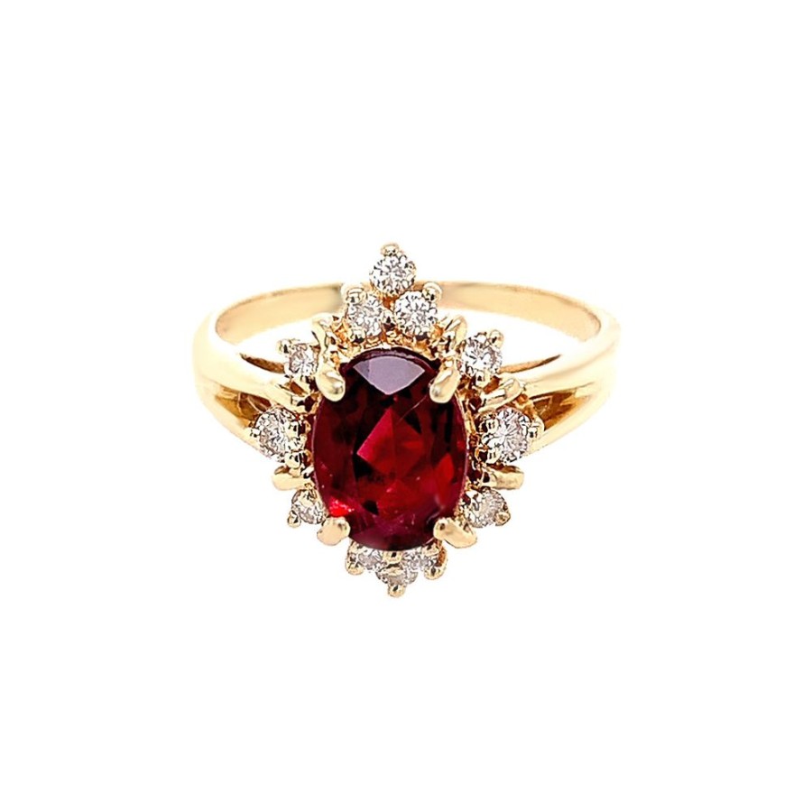 Jewelry ESTATE JEWELRY | Vintage Rhodolite Garnet Ring