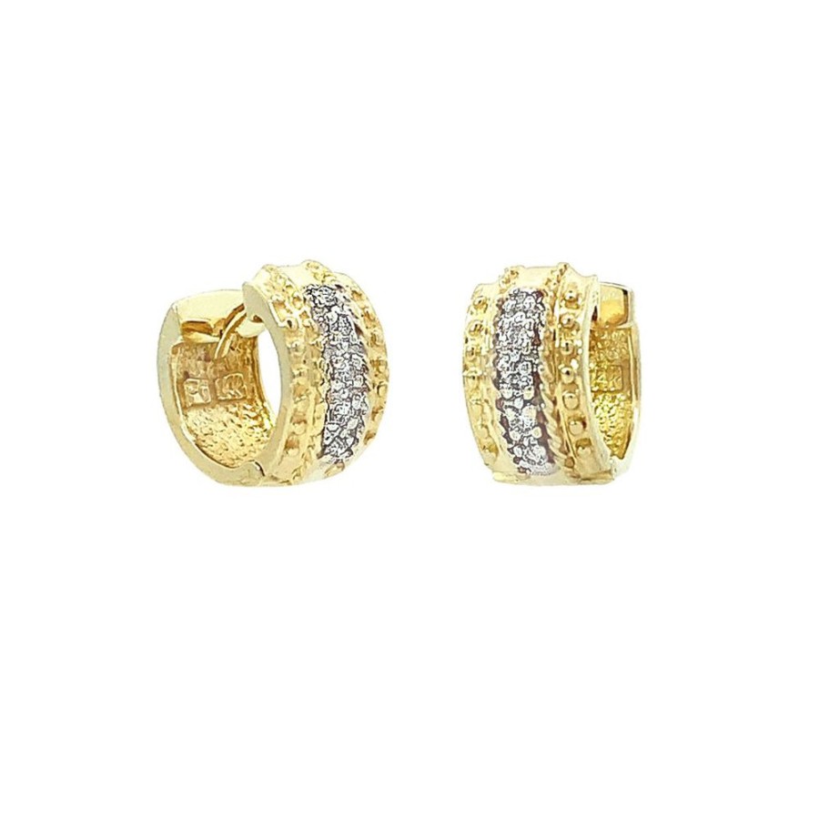 Jewelry ESTATE JEWELRY | 14Ky Gold Small Vintage .10Ct