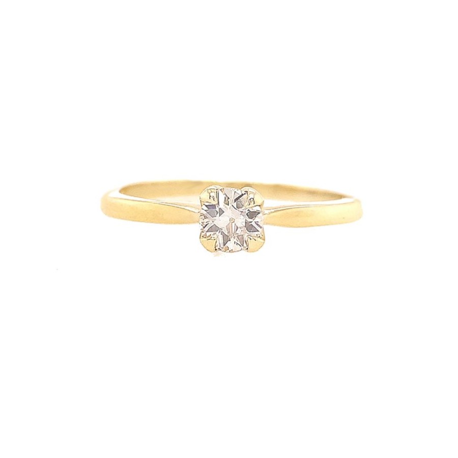 Jewelry ESTATE JEWELRY | Vintage 1/3Ct Diamond Solitaire Ring