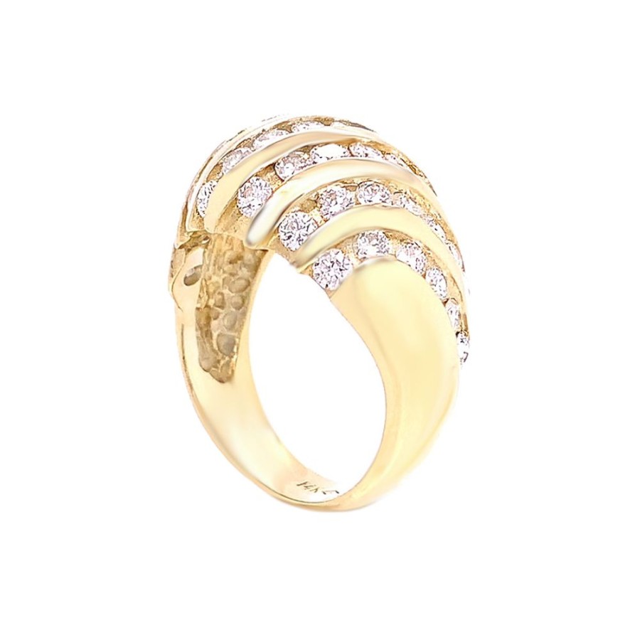 Jewelry ESTATE JEWELRY | Vintage Diamond Dome Ring