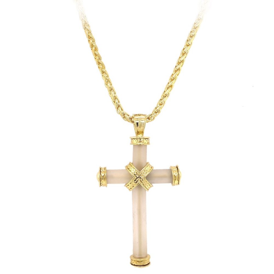 Jewelry ESTATE JEWELRY | Large Vintage Theo Fennell Cross