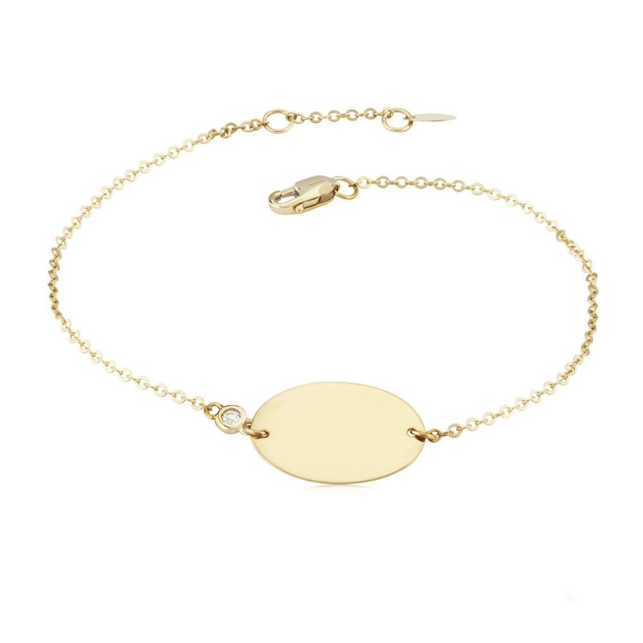 Jewelry CARLA (u0026 NANCY B) | 14Ky Chain Bracelet With Oval