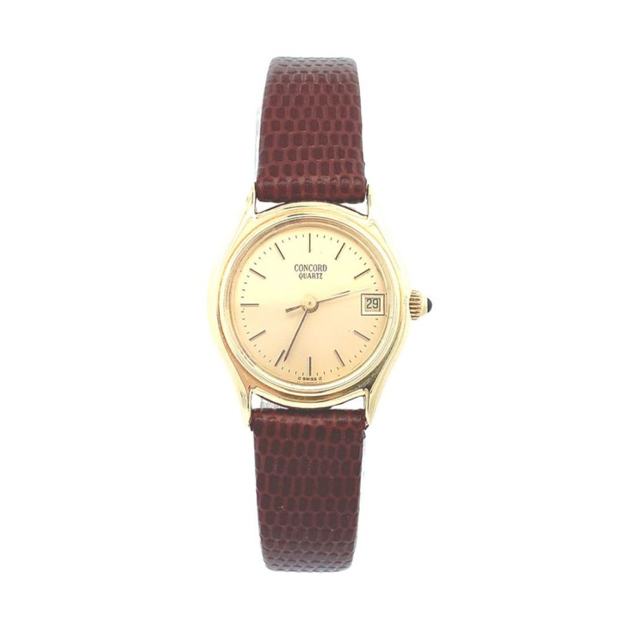 Jewelry ESTATE JEWELRY | 14Ky Lady'S Vintage Concord Watch