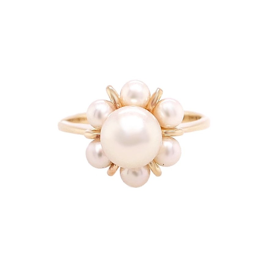 Jewelry ESTATE JEWELRY | Vintage Pearl Cluster Ring