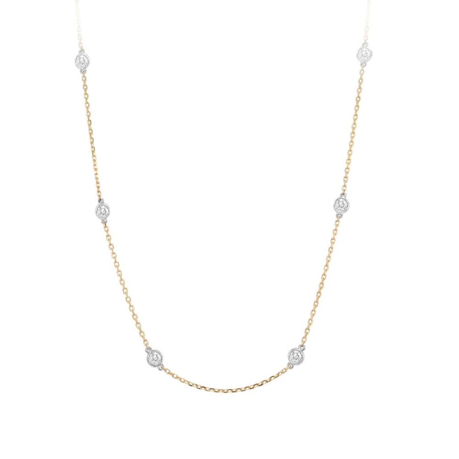 Jewelry IDD USA LLC | 14Ky 1Ct Diamond-By-Yard Necklace