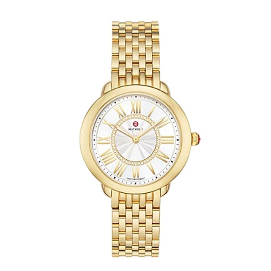 Jewelry MICHELE WATCHES | Goldtone Michele Serein Watch