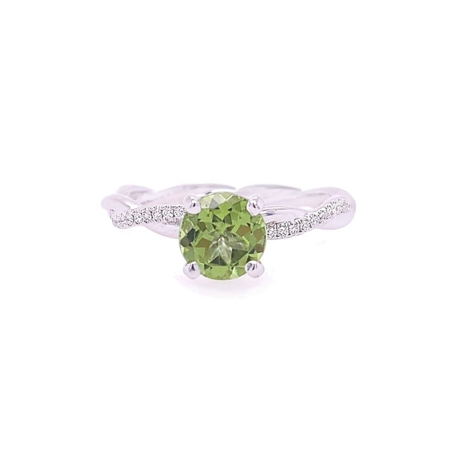 Jewelry NOT AVAILABLE | Peridot Twisted Shank Ring