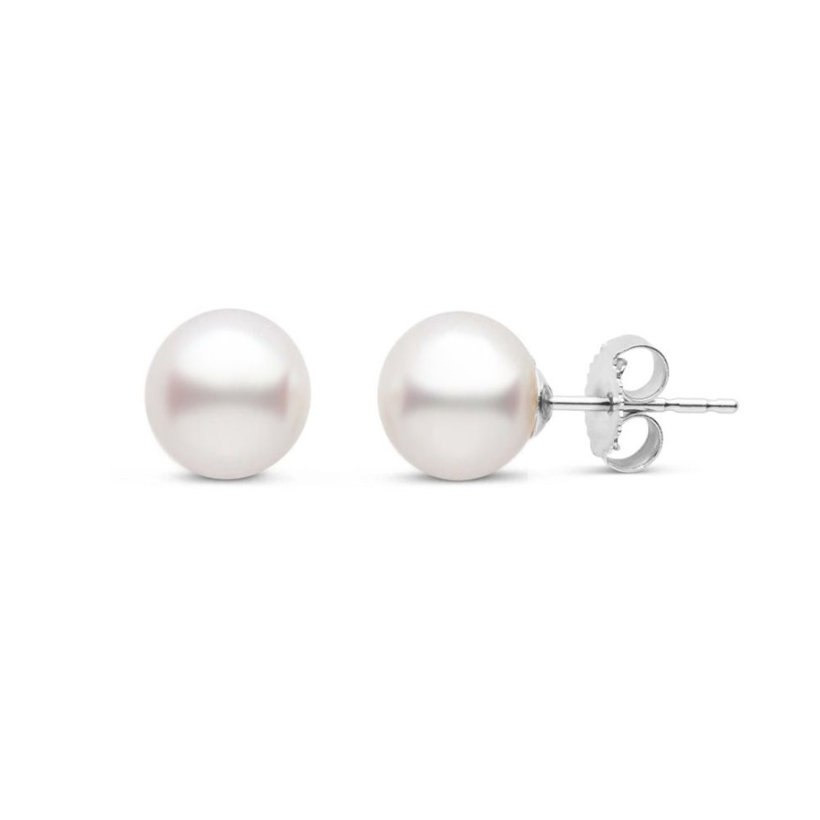 Jewelry SEABRITE IMPORTS INC | 14Kw 7Mm Pearl Studs