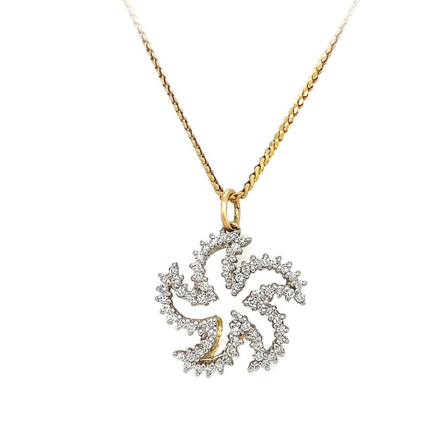 Jewelry D u0026 E SINGER INC | Gold/Platinum Vintage Starfish Pendant