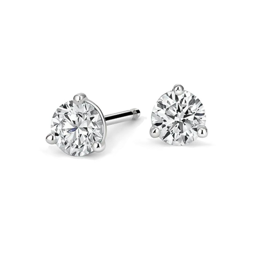 Jewelry GN DIAMOND | 14Kw .78Ct Diamond Studs Gh/Si2