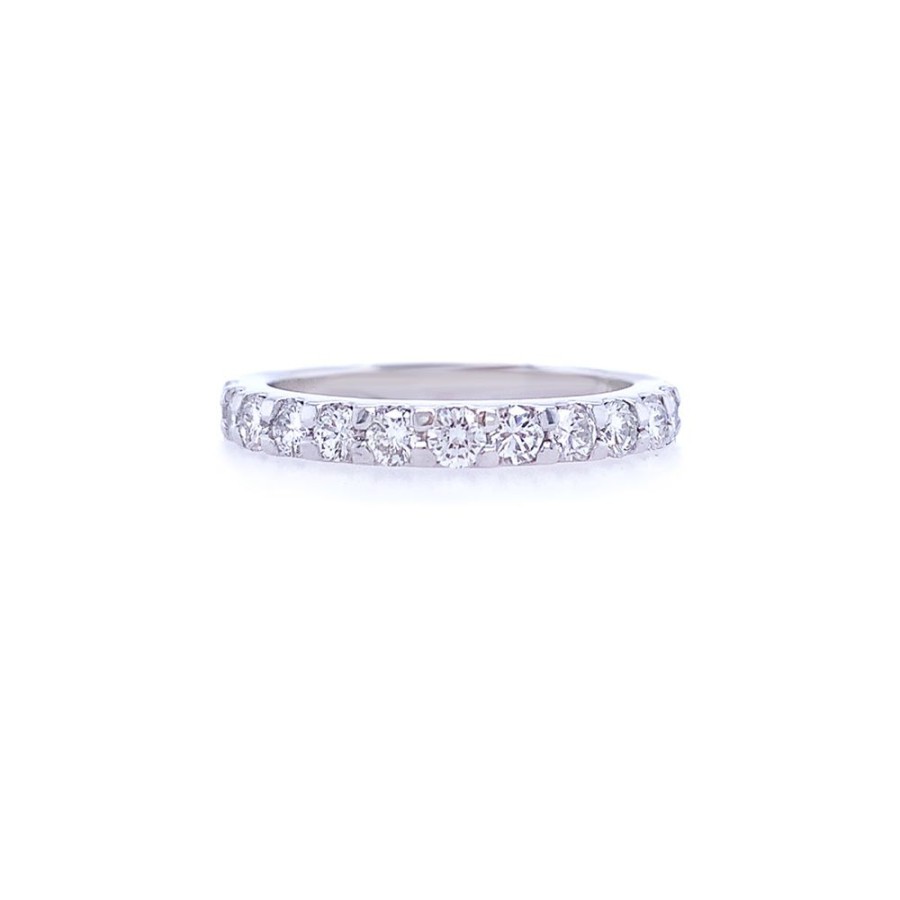 Jewelry BRAUNSCHWEIGER JEWELERS | 14Kw 12-Diamond Wedding Band